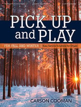 Pick Up and Play for Fall and Winter Organ sheet music cover